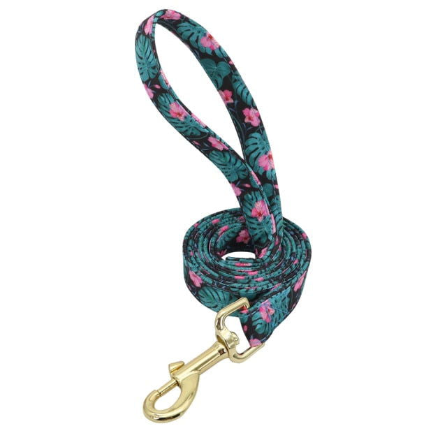 Nylon Printed Dog Leash - Laven Club