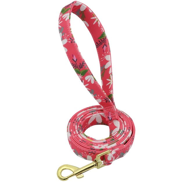 Nylon Printed Dog Leash - Laven Club