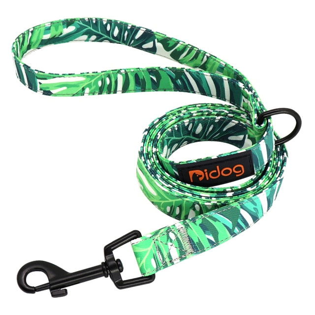 Nylon Printed Dog Leash - Laven Club