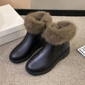 Slip On Fleece Fashion Boots