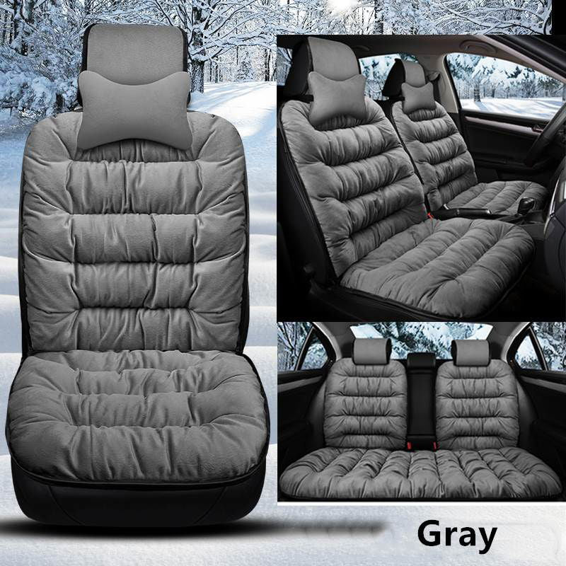 PLUSH SEAT - FUZZY CAR SEAT COVERS PROTECTION PAD - Laven Club