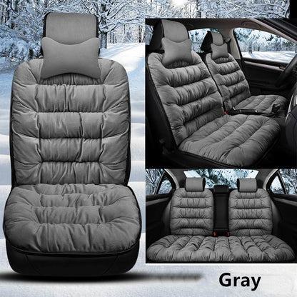 PLUSH SEAT - FUZZY CAR SEAT COVERS PROTECTION PAD - Laven Club
