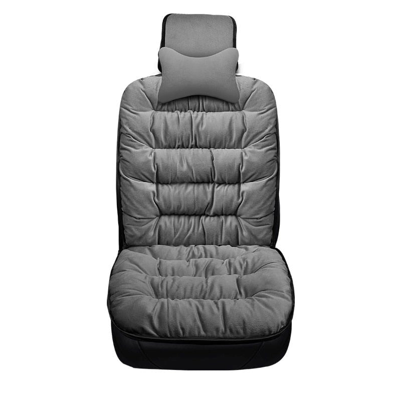 PLUSH SEAT - FUZZY CAR SEAT COVERS PROTECTION PAD - Laven Club