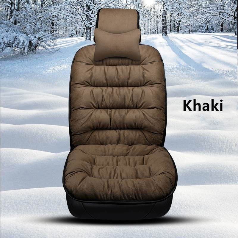 PLUSH SEAT - FUZZY CAR SEAT COVERS PROTECTION PAD - Laven Club