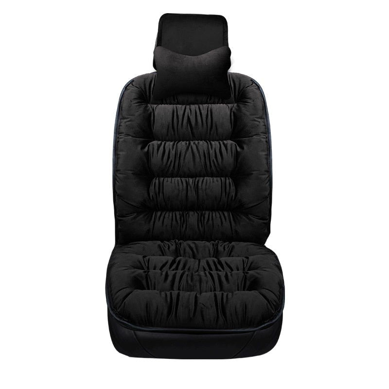 PLUSH SEAT - FUZZY CAR SEAT COVERS PROTECTION PAD - Laven Club