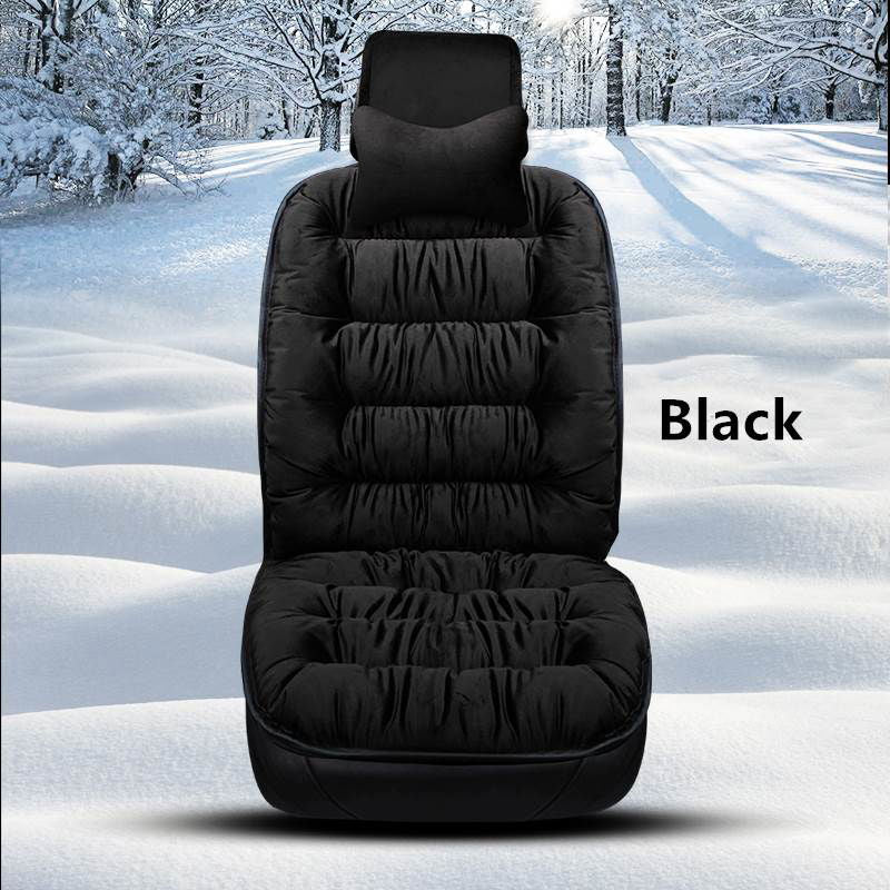 PLUSH SEAT - FUZZY CAR SEAT COVERS PROTECTION PAD - Laven Club
