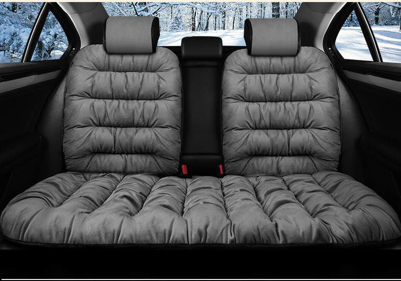 PLUSH SEAT - FUZZY CAR SEAT COVERS PROTECTION PAD - Laven Club