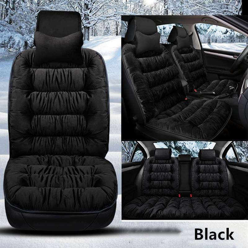 PLUSH SEAT - FUZZY CAR SEAT COVERS PROTECTION PAD - Laven Club
