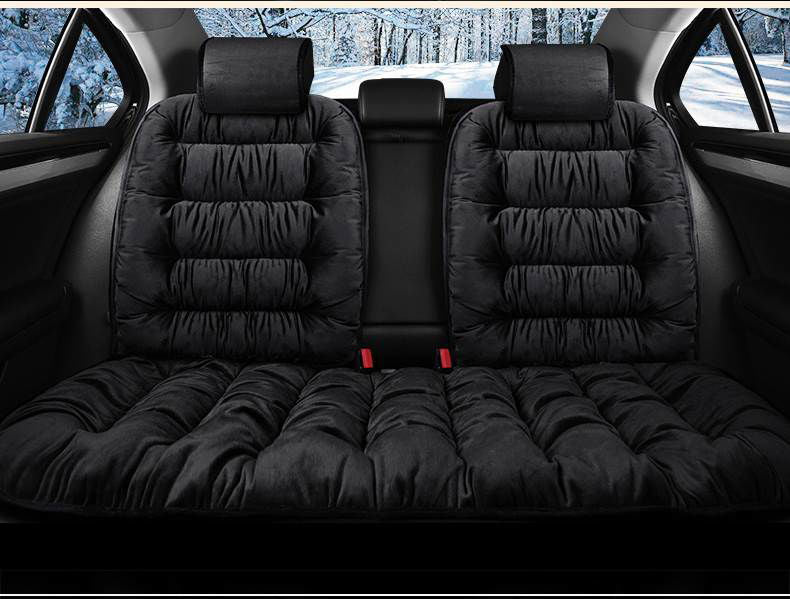 PLUSH SEAT - FUZZY CAR SEAT COVERS PROTECTION PAD - Laven Club