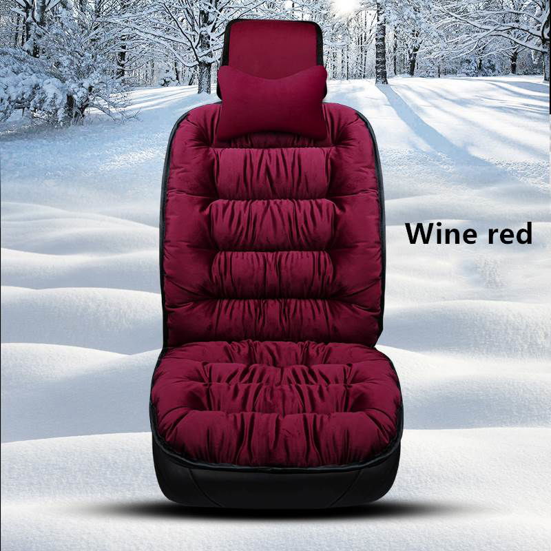PLUSH SEAT - FUZZY CAR SEAT COVERS PROTECTION PAD - Laven Club