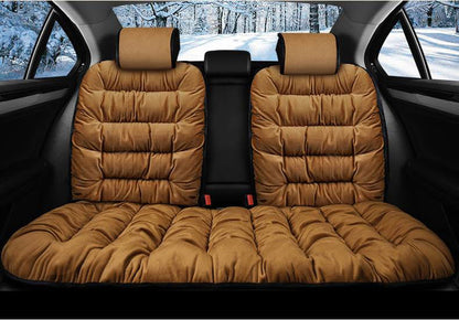 PLUSH SEAT - FUZZY CAR SEAT COVERS PROTECTION PAD - Laven Club