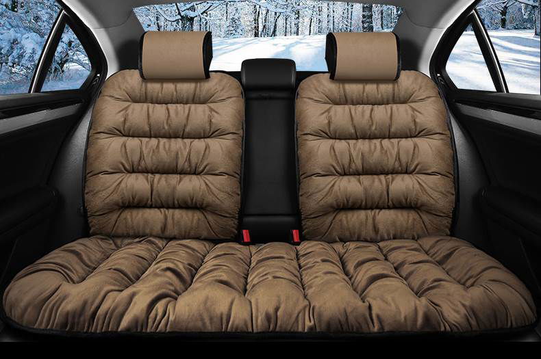 PLUSH SEAT - FUZZY CAR SEAT COVERS PROTECTION PAD - Laven Club