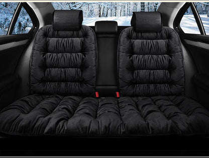 PLUSH SEAT - FUZZY CAR SEAT COVERS PROTECTION PAD - Laven Club