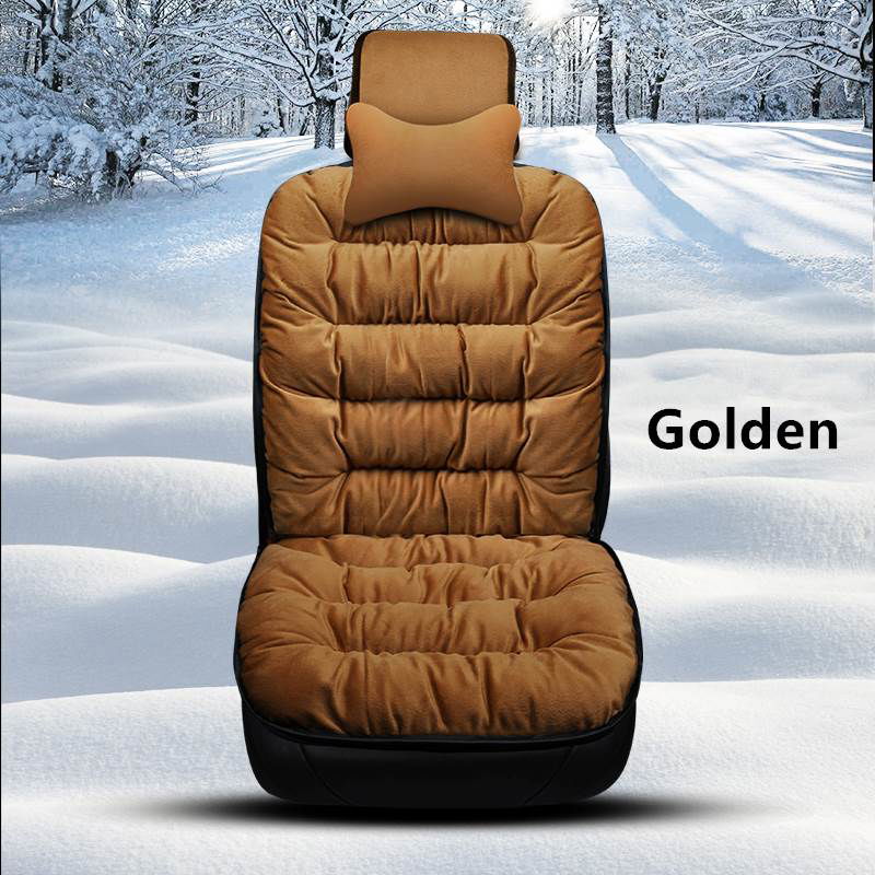 PLUSH SEAT - FUZZY CAR SEAT COVERS PROTECTION PAD - Laven Club