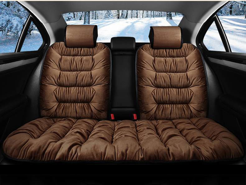PLUSH SEAT - FUZZY CAR SEAT COVERS PROTECTION PAD - Laven Club