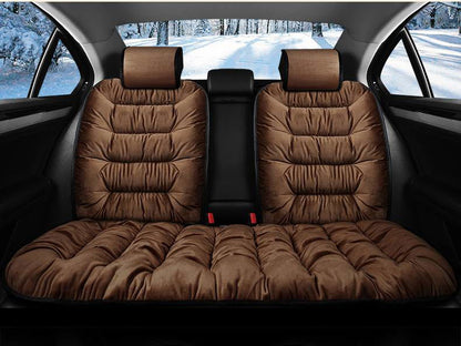 PLUSH SEAT - FUZZY CAR SEAT COVERS PROTECTION PAD - Laven Club