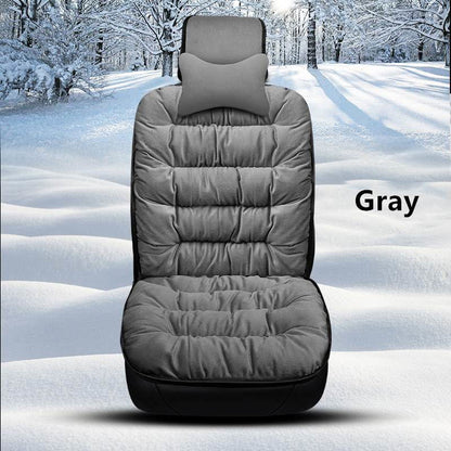 PLUSH SEAT - FUZZY CAR SEAT COVERS PROTECTION PAD - Laven Club