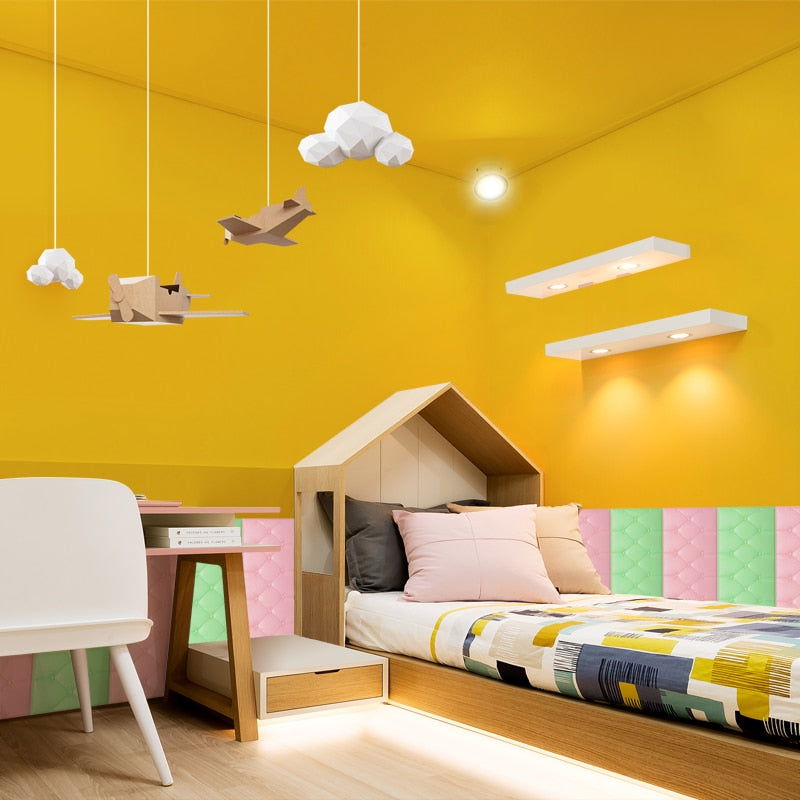 PalliWall - 3D Modern Style Wall Paneling Bed - Laven Club