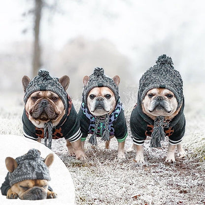 PoochPom - Polar Dog Pom Pom Hat - Laven Club