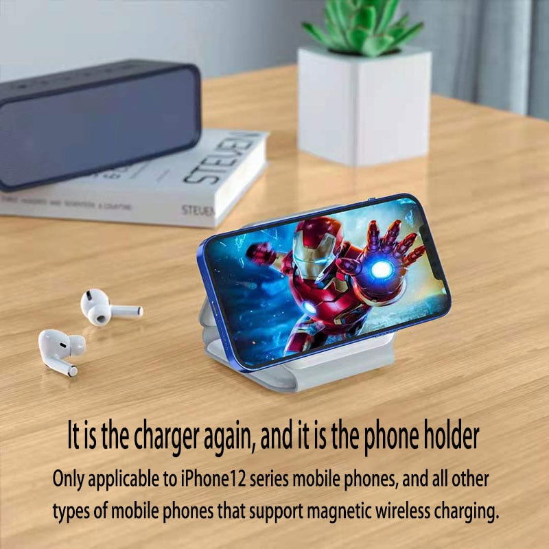 PowerLink - Foldable 3-in-1 Wireless Charger - Laven Club