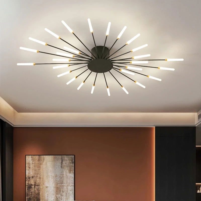 Premium Nordic Styled Firework Shape Ceiling Light - Laven Club