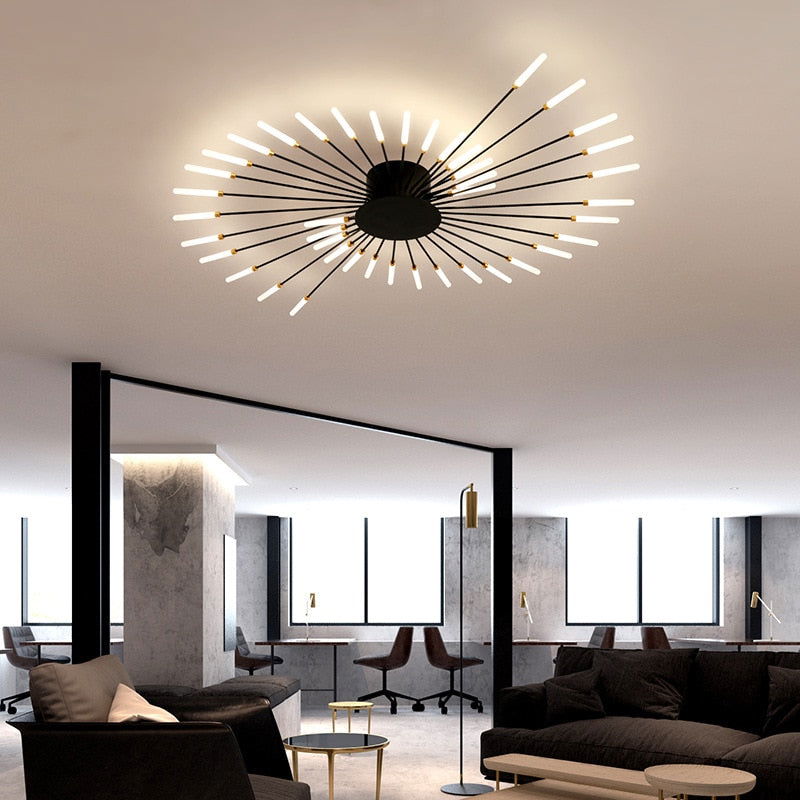 Premium Nordic Styled Firework Shape Ceiling Light - Laven Club