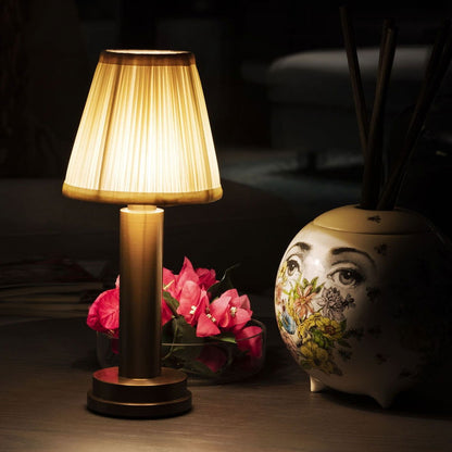 RemiLamp - LED Rechargeable Cordless Metal Table Lamp - Laven Club