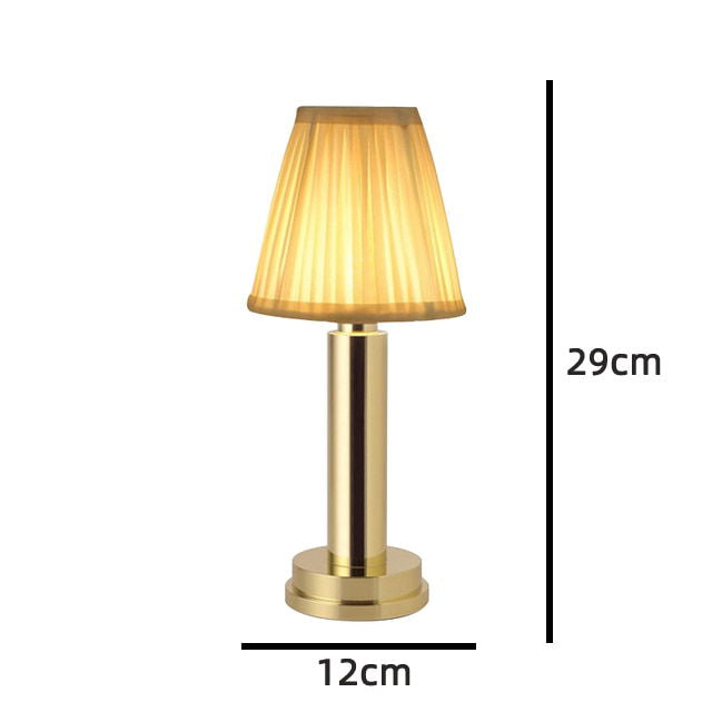 RemiLamp - LED Rechargeable Cordless Metal Table Lamp - Laven Club