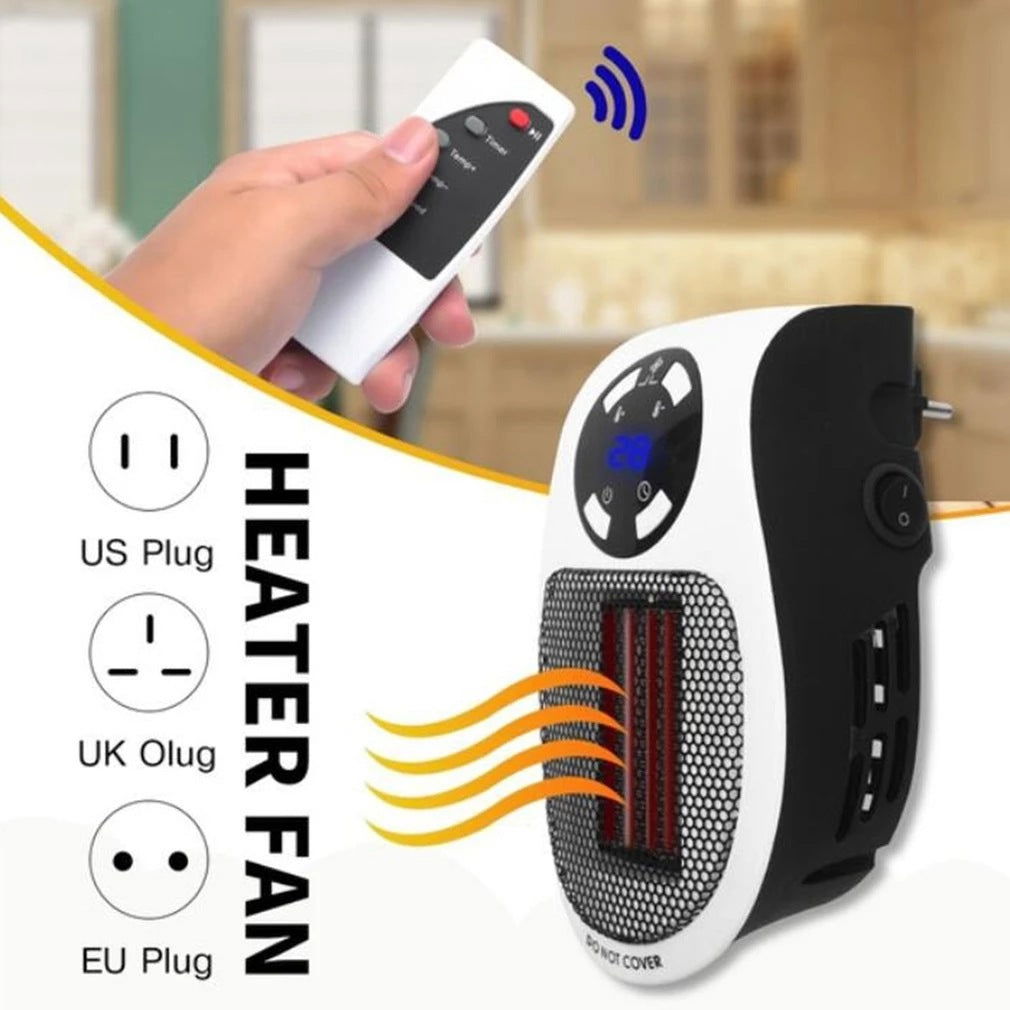 The HandyHeater- Mini Electric Heater w/ Remote - Laven Club