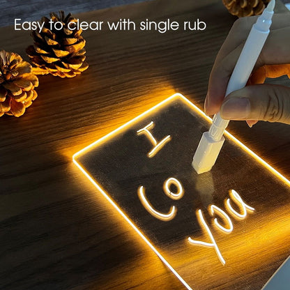 Rewritable Night Light with Message Board - Laven Club