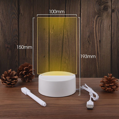 Rewritable Night Light with Message Board - Laven Club