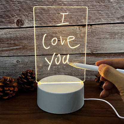 Rewritable Night Light with Message Board - Laven Club