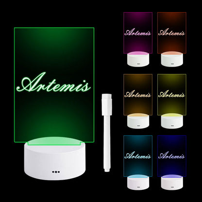 Rewritable Night Light with Message Board - Laven Club