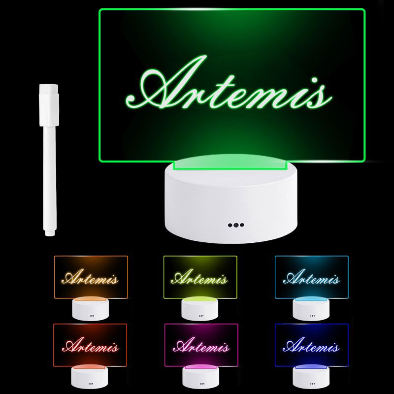 Rewritable Night Light with Message Board - Laven Club