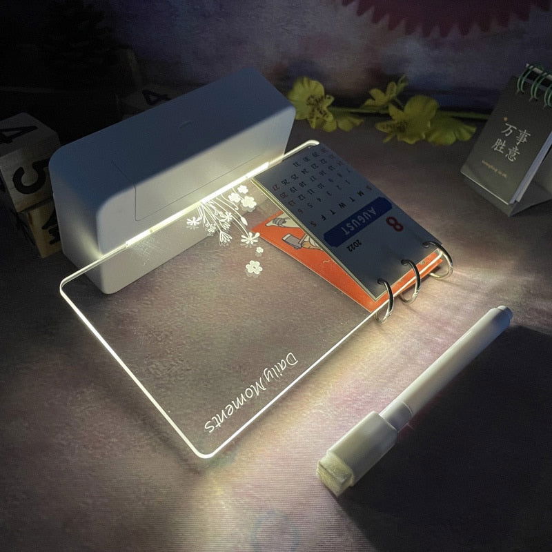 Rewritable Night Light with Message Board - Laven Club