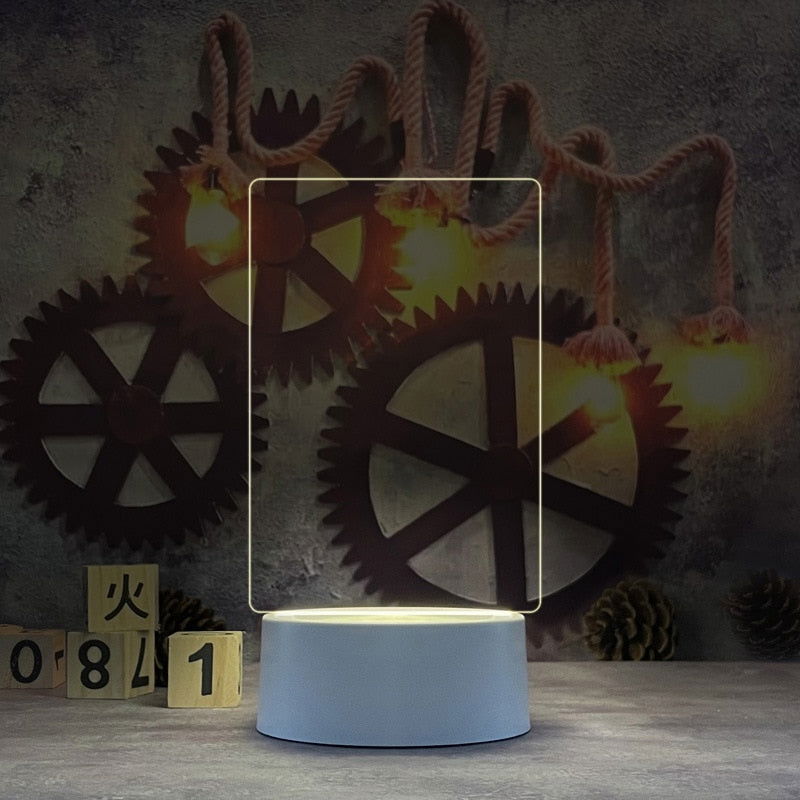 Rewritable Night Light with Message Board - Laven Club