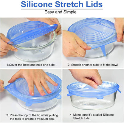 SILICONE FOOD COVERS SET - Laven Club