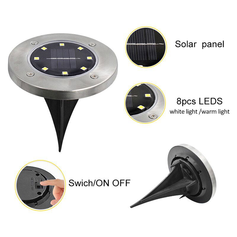 SOLAR POWERED GROUND LIGHTS - Laven Club