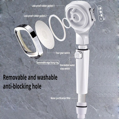 ShowerBoost - 4 Modes High Pressure Shower Head - Laven Club