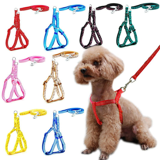 Small Dog Cat Harness Leash - Laven Club