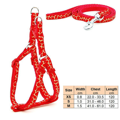 Small Dog Cat Harness Leash - Laven Club