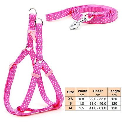 Small Dog Cat Harness Leash - Laven Club