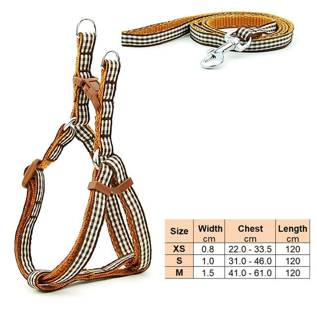 Small Dog Cat Harness Leash - Laven Club