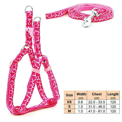 Small Dog Cat Harness Leash - Laven Club