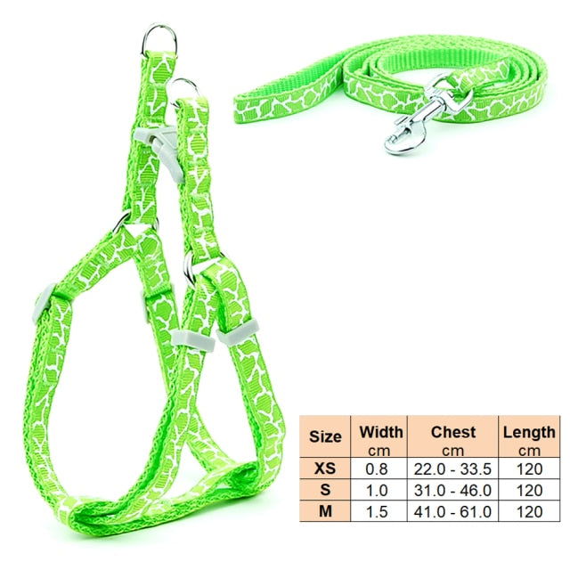 Small Dog Cat Harness Leash - Laven Club