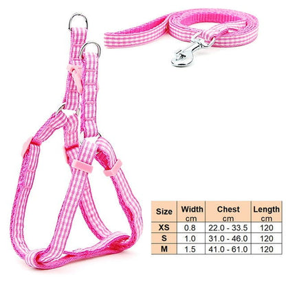 Small Dog Cat Harness Leash - Laven Club