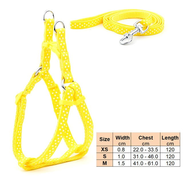 Small Dog Cat Harness Leash - Laven Club