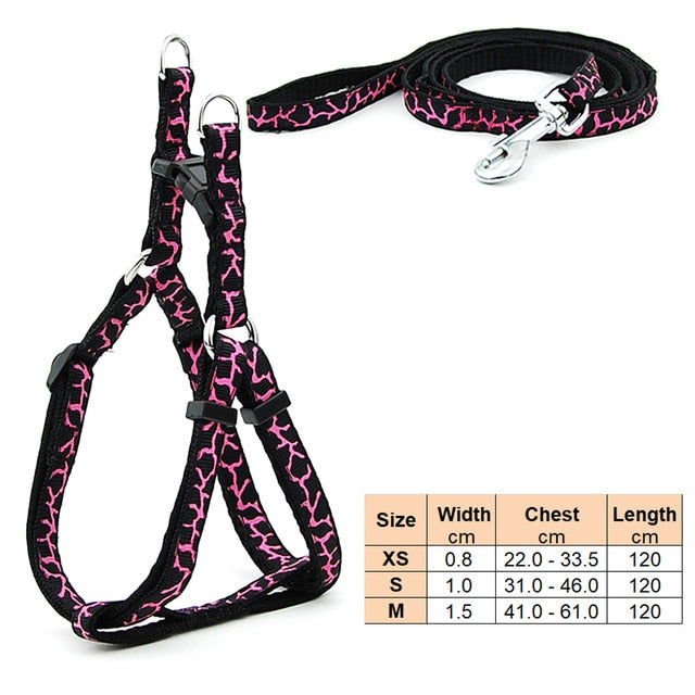 Small Dog Cat Harness Leash - Laven Club