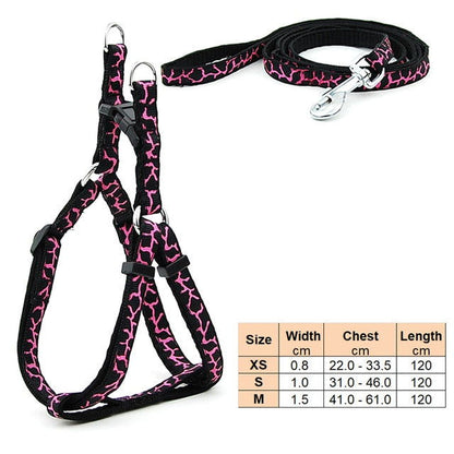 Small Dog Cat Harness Leash - Laven Club