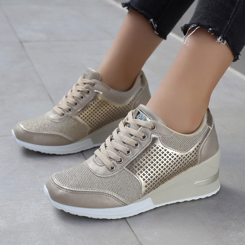SoleBoost - Between My Fantasies Comfortable Platform Sneakers - Laven Club